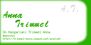 anna trimmel business card